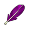 Purple Piwi Feather