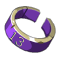 Anillo de pío violeta